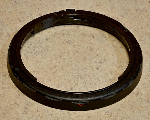 Figure 4: Canon TS-E 17 Lens Cap Showing Biscuit Cuts