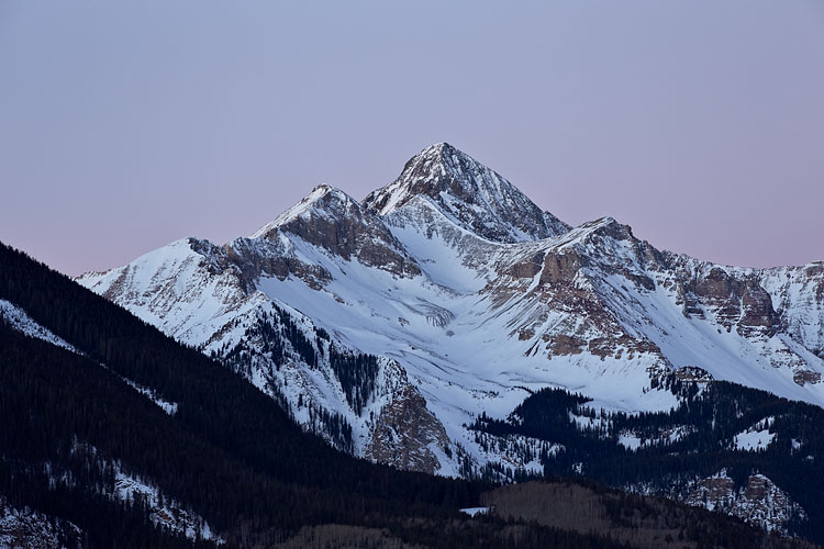 Wilson Peak At Dawn